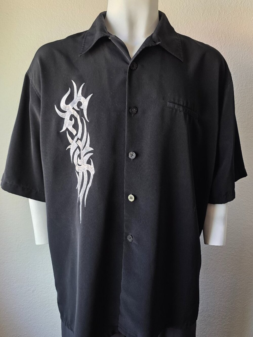 DragonFly Y2K button up Tee